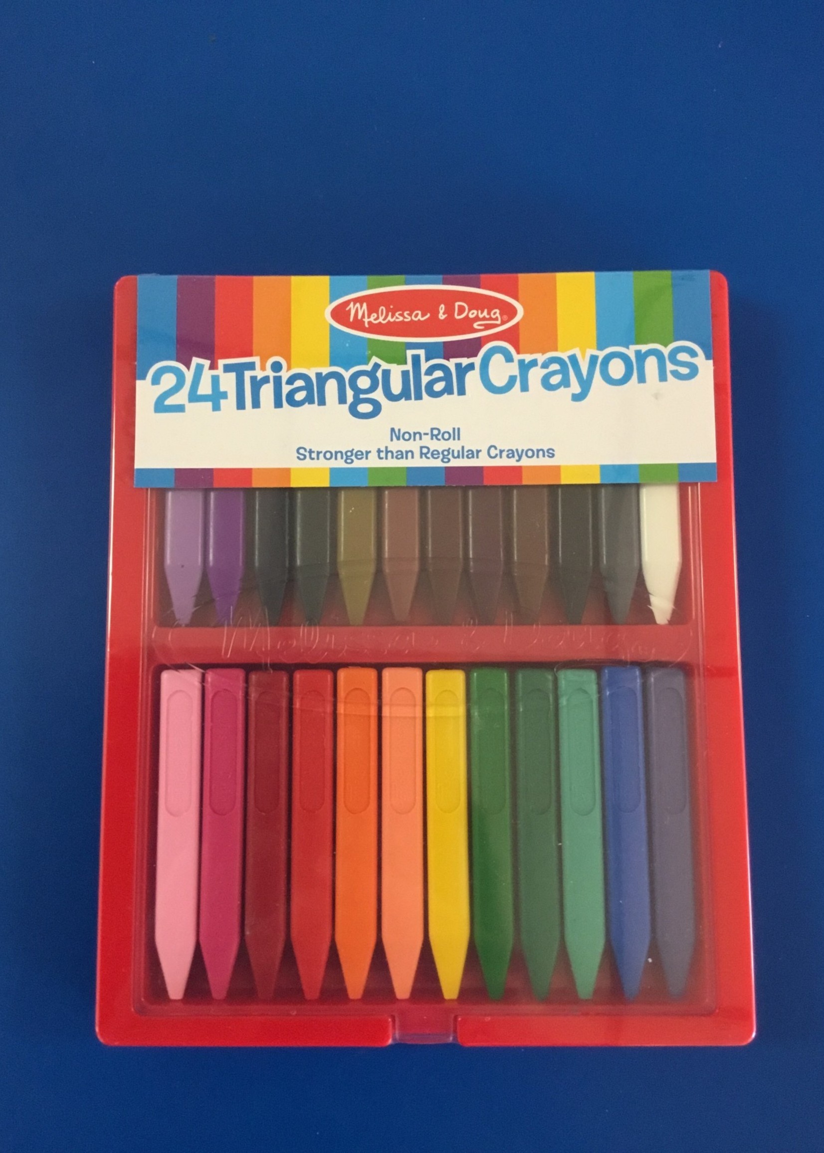 Melissa & Doug 24 Triangular Crayons