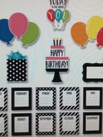 Core Decor Happy Birthday Mini Bulletin Board