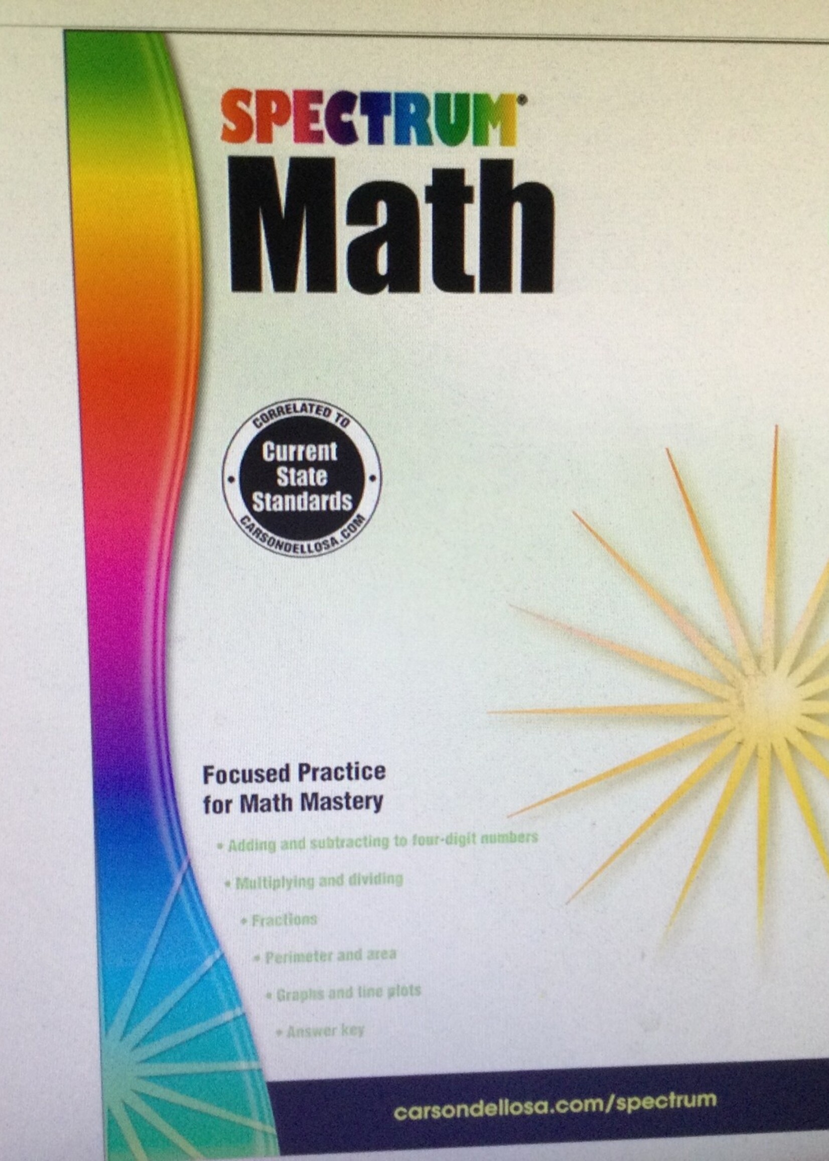 Spectrum Math 3