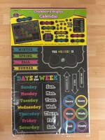 Chalkboard Brights Calendar Bulletin Board