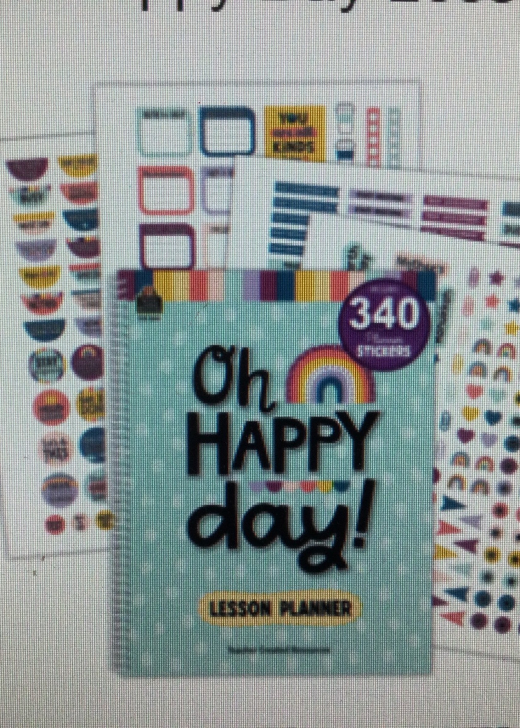 Oh Happy Day Lesson Planner