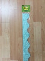 Teal Paisley Border 37'