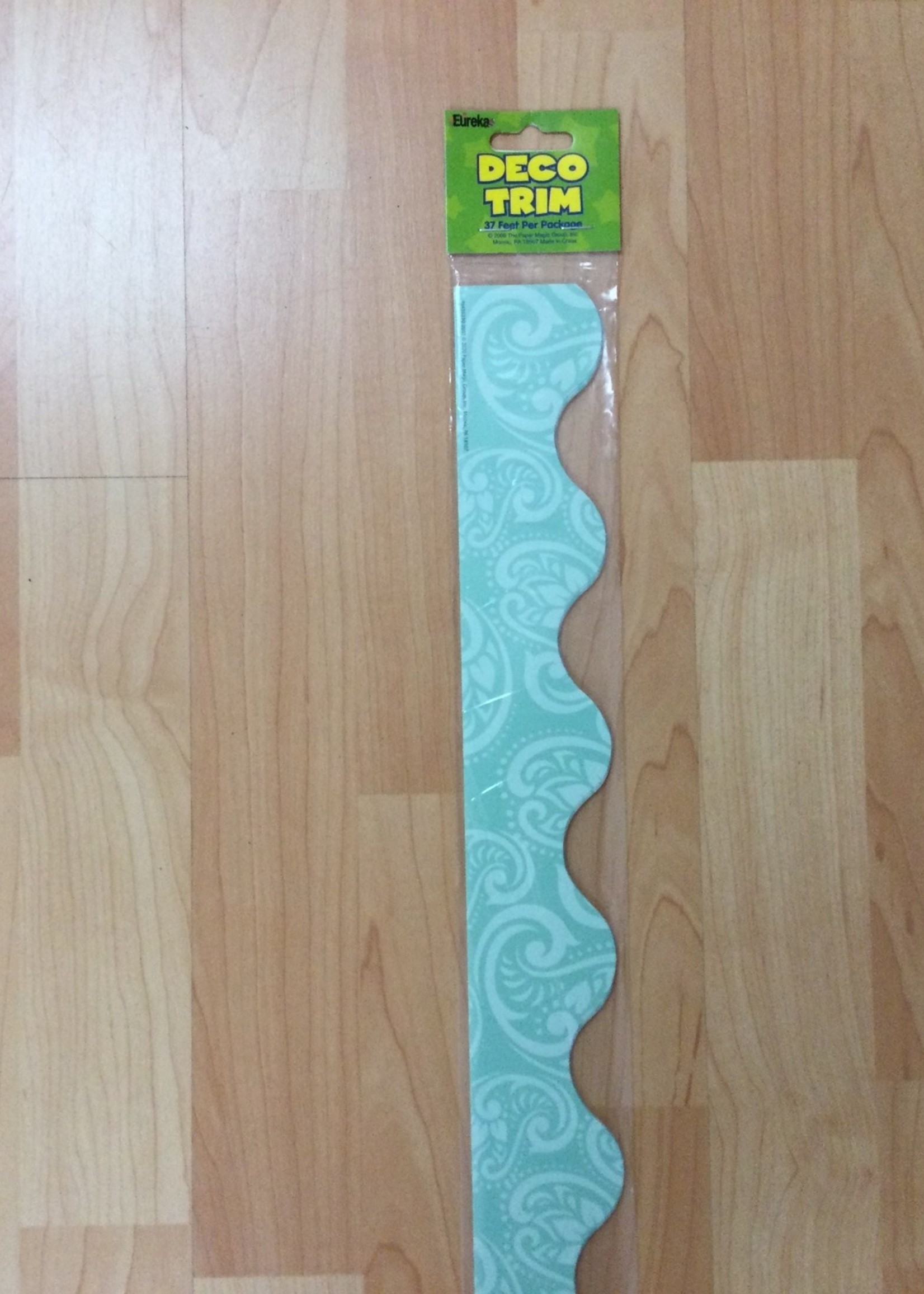 Teal Paisley Border 37'