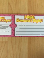 Free Homework Night Tickets 100pk