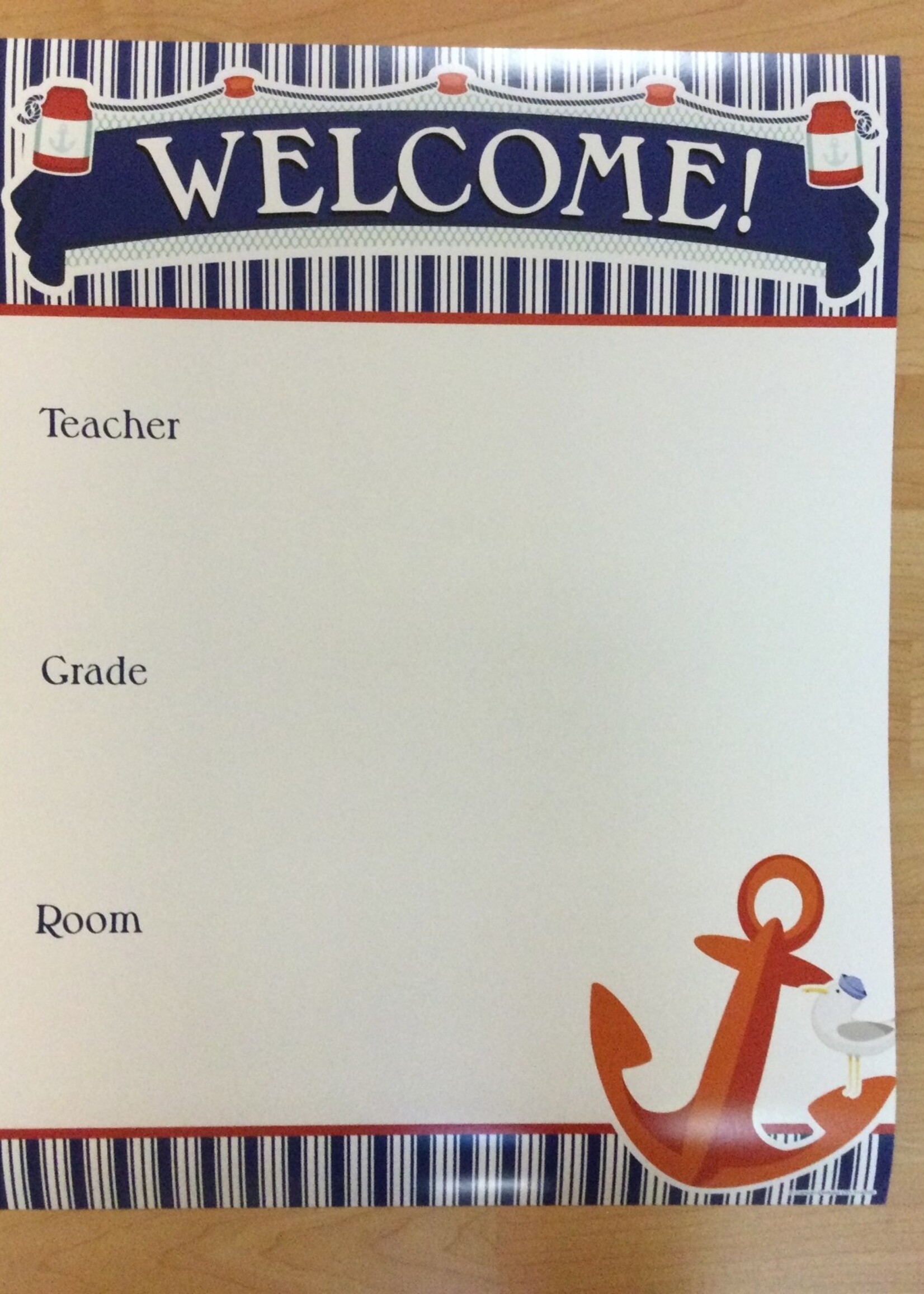 SS Discover Welcome Chart