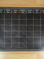 Chalk Calendar Chart 28" x 22"