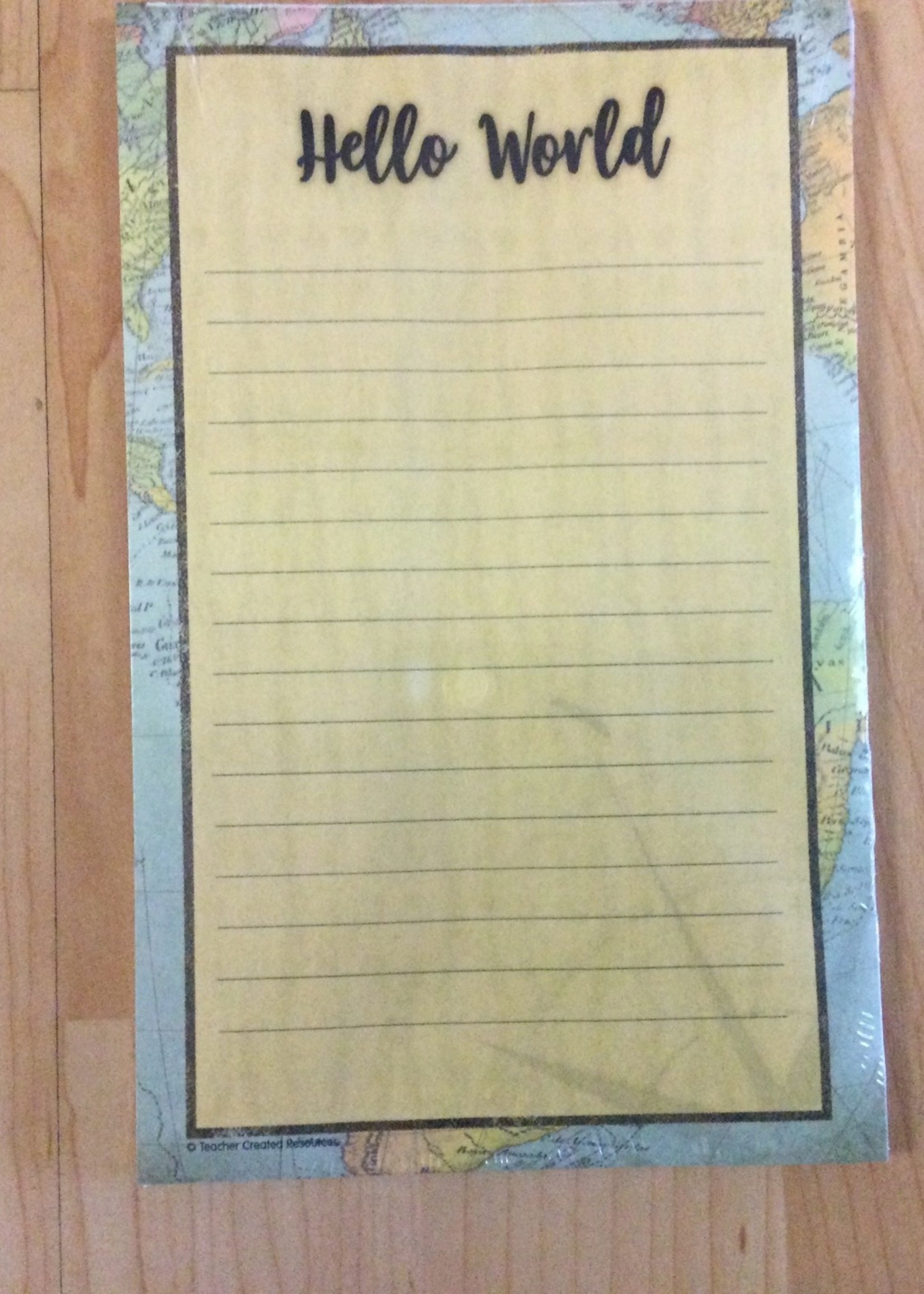 Hello World Notepad 50 sheets