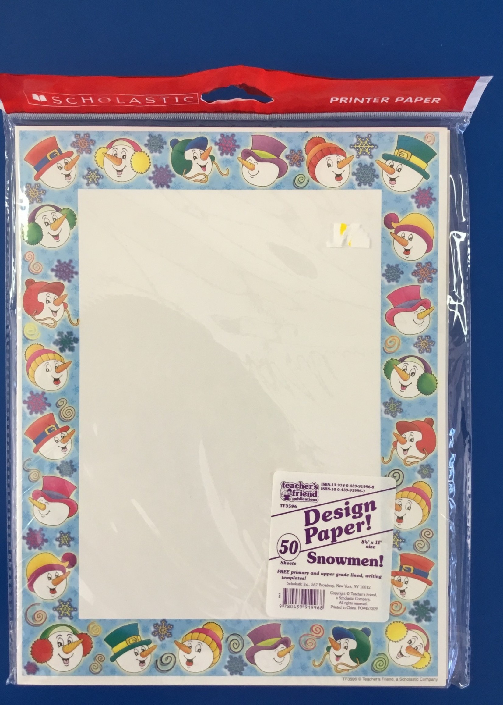Snowmen Computer Paper 50 sheets