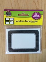 Modern Farmhouse Name Tags/Labels 36pc