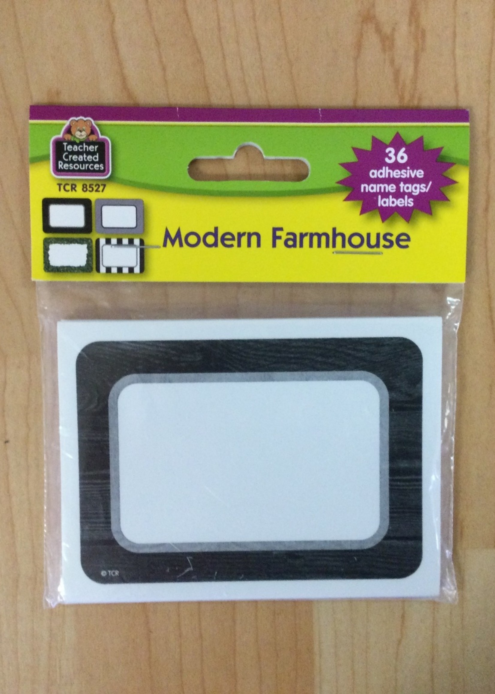 Modern Farmhouse Name Labels 36pc