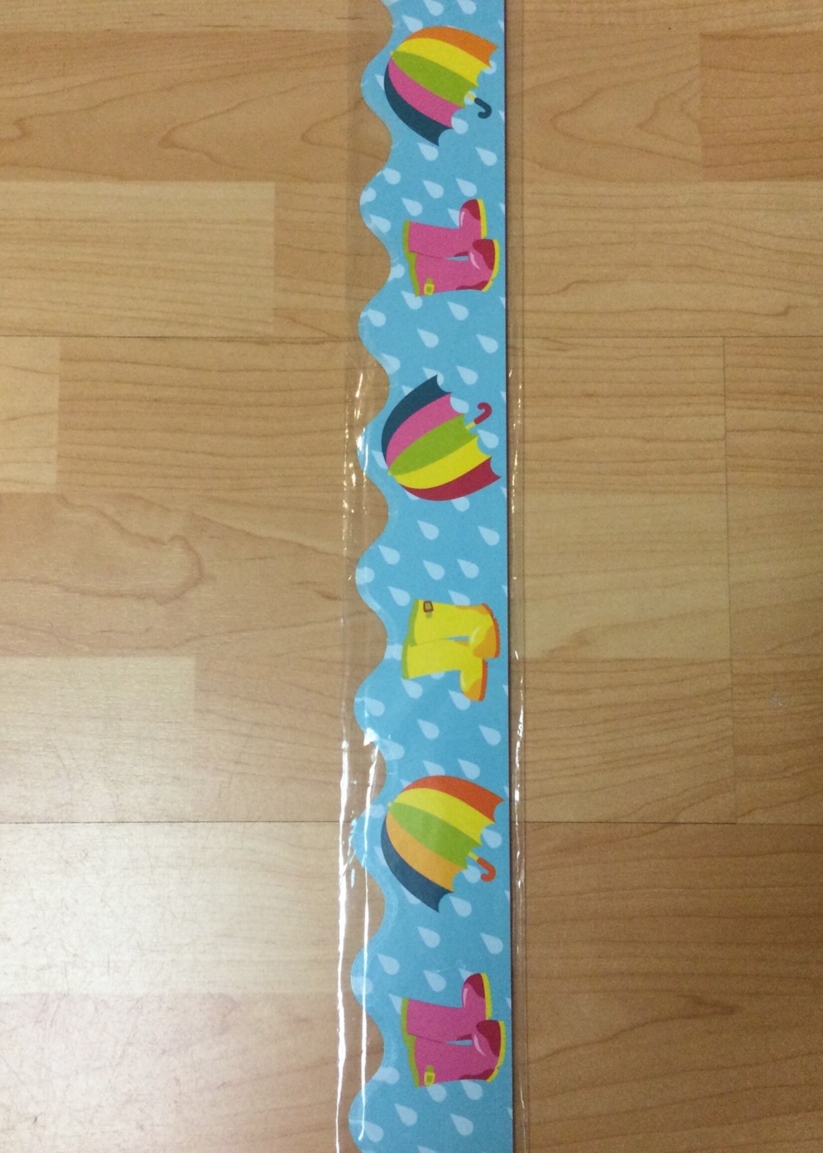Spring Showers Scalloped Border