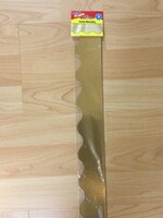 Gold Metallic Scalloped Border 32'