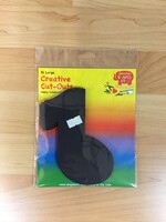 Black Music Note Cutouts 31pc