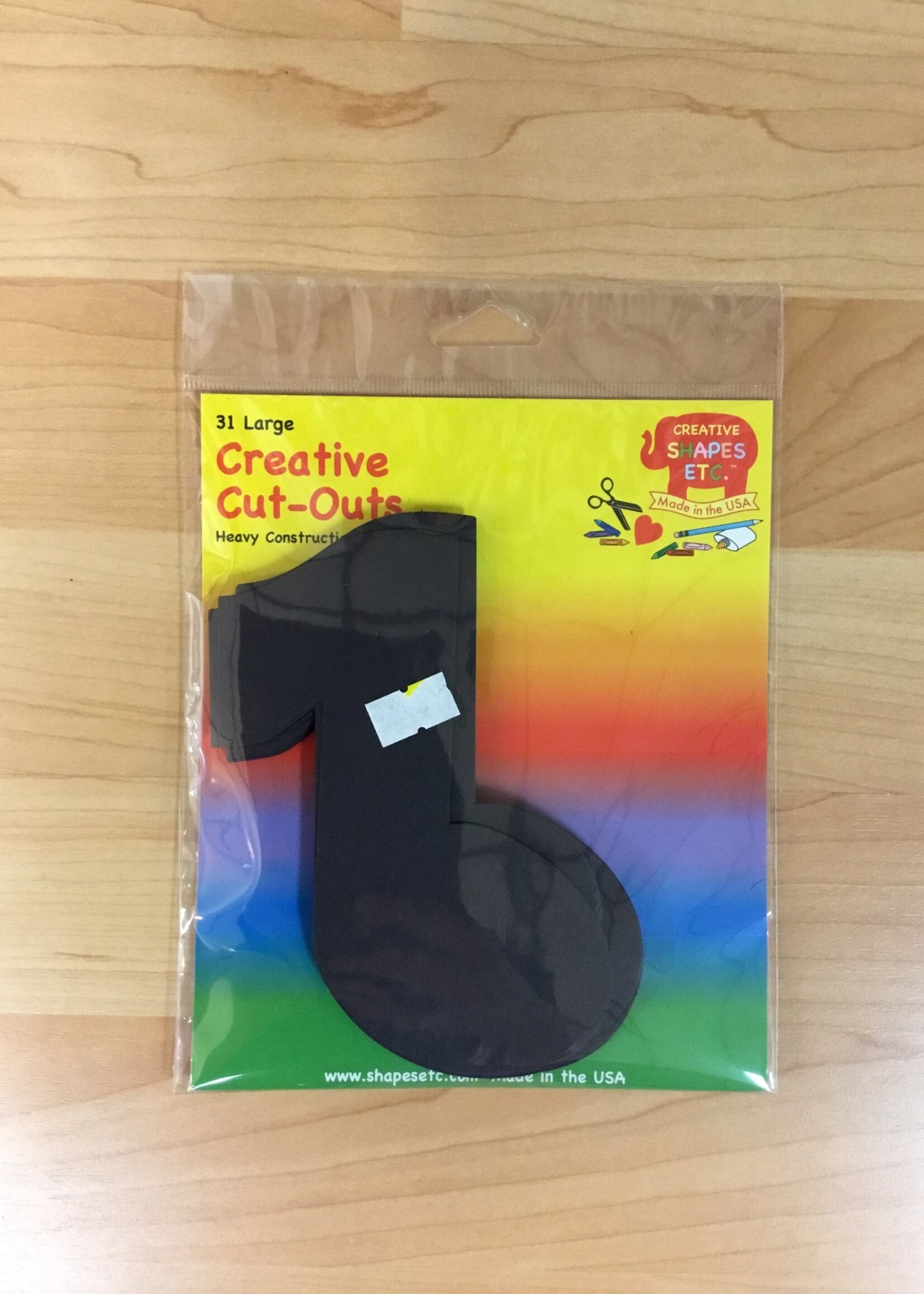 Black Music Note Cutouts 31pc