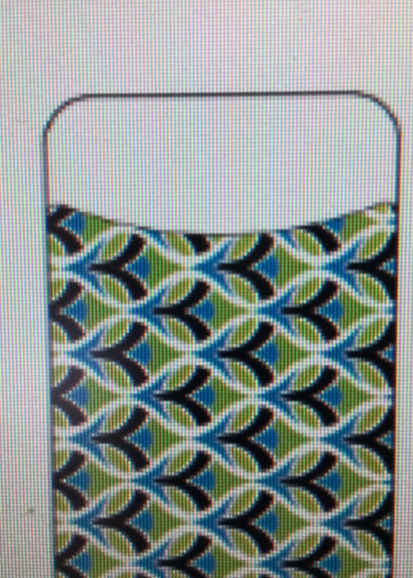 Whimsy Green & Blue Library Pockets
