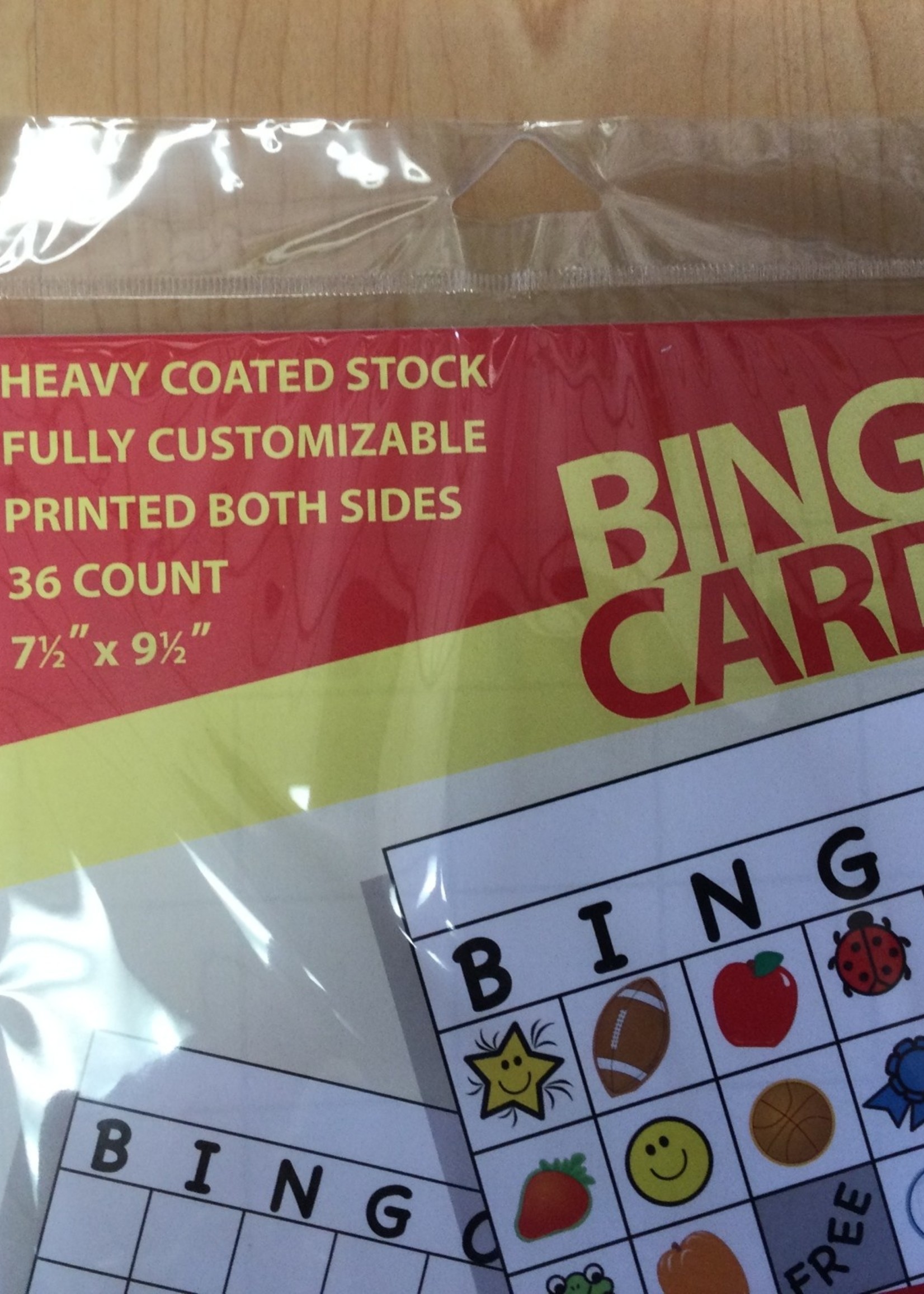 Blank Bingo Cards 36pc