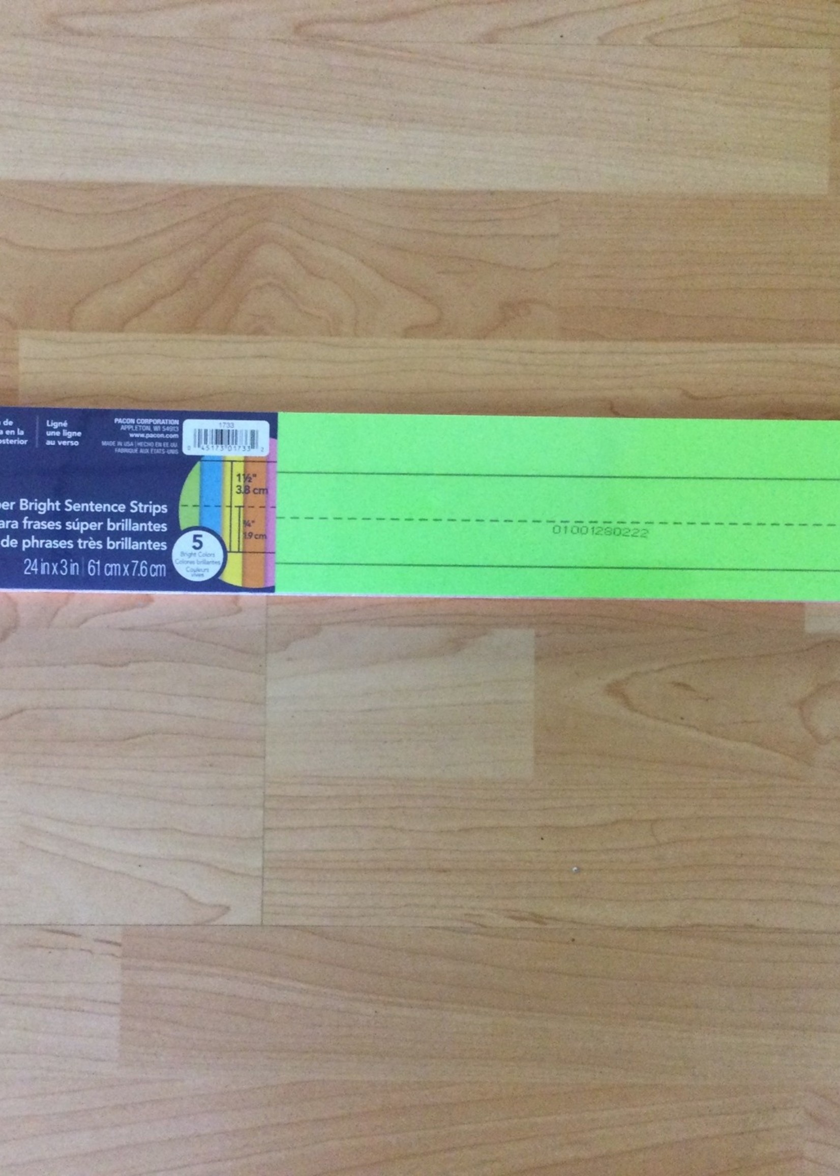 Super Bright Sentence Strips 100pk