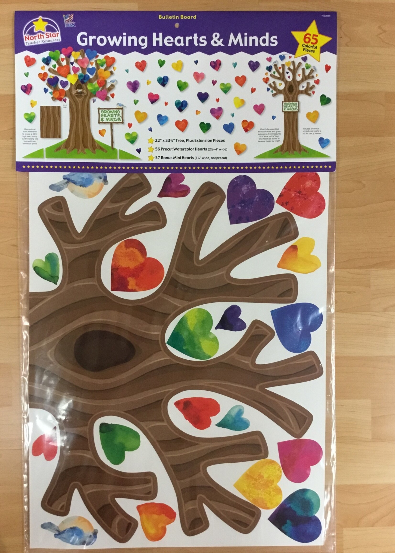 Growing Hearts & Minds Tree Bulletin Board