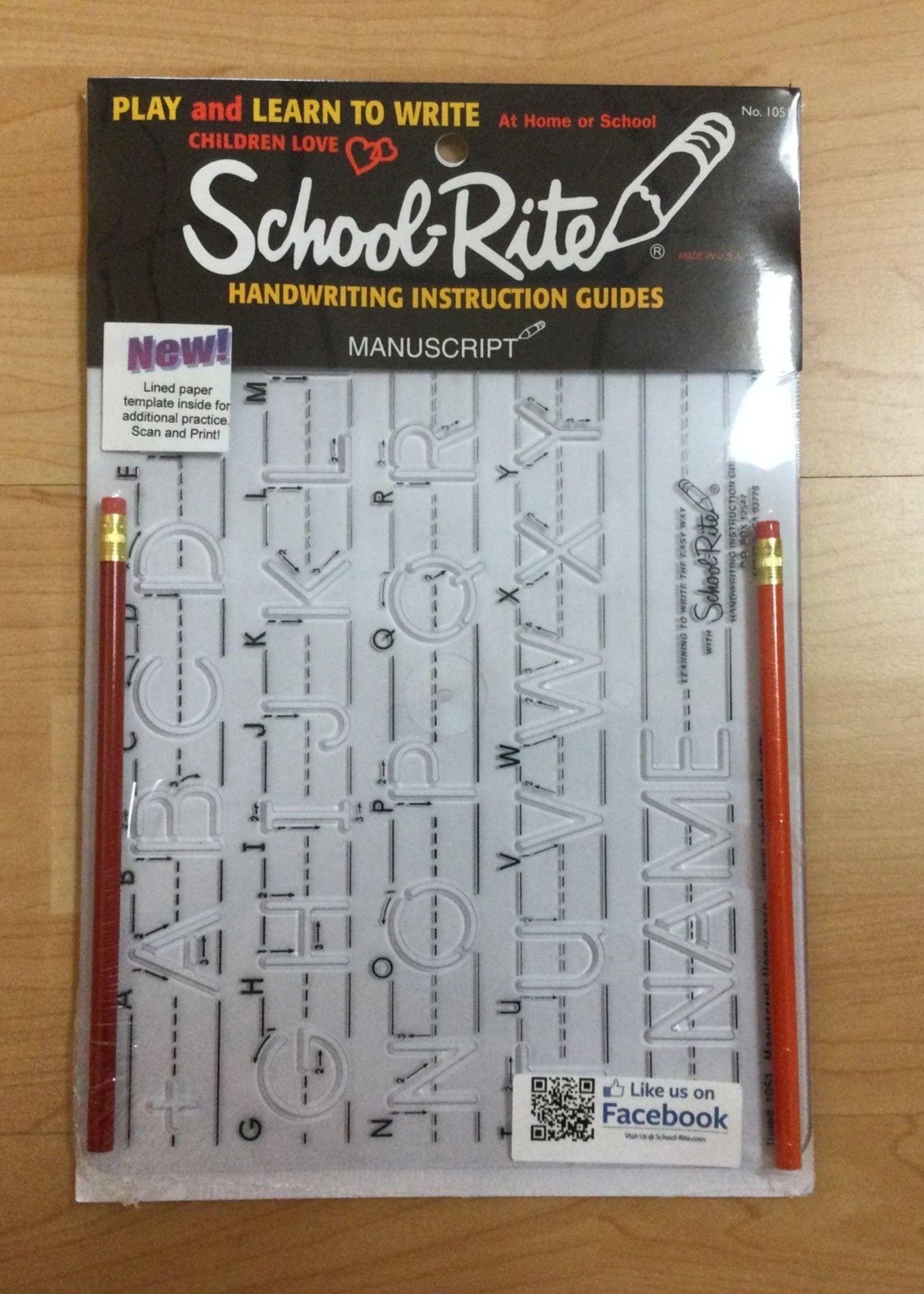 Uppercase Manuscript Handwriting Guide