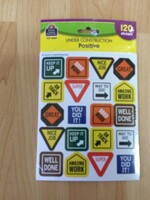 Under Construction Stickers 120pc