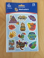 One World Motivator Stickers 72pc
