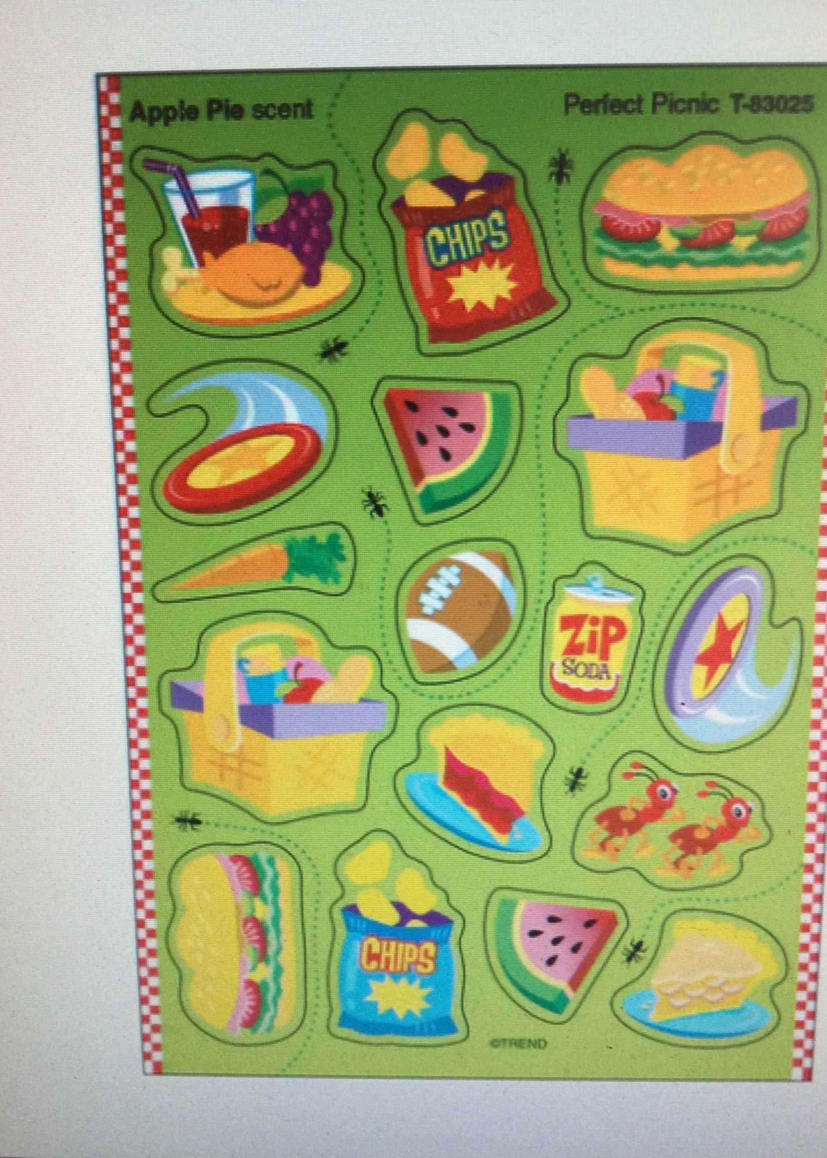 Perfect Picnic Apple Pie Stickers