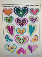 Artsy Heartsy Cherry Scratch 'n Sniff Stinky Stickers 60pc