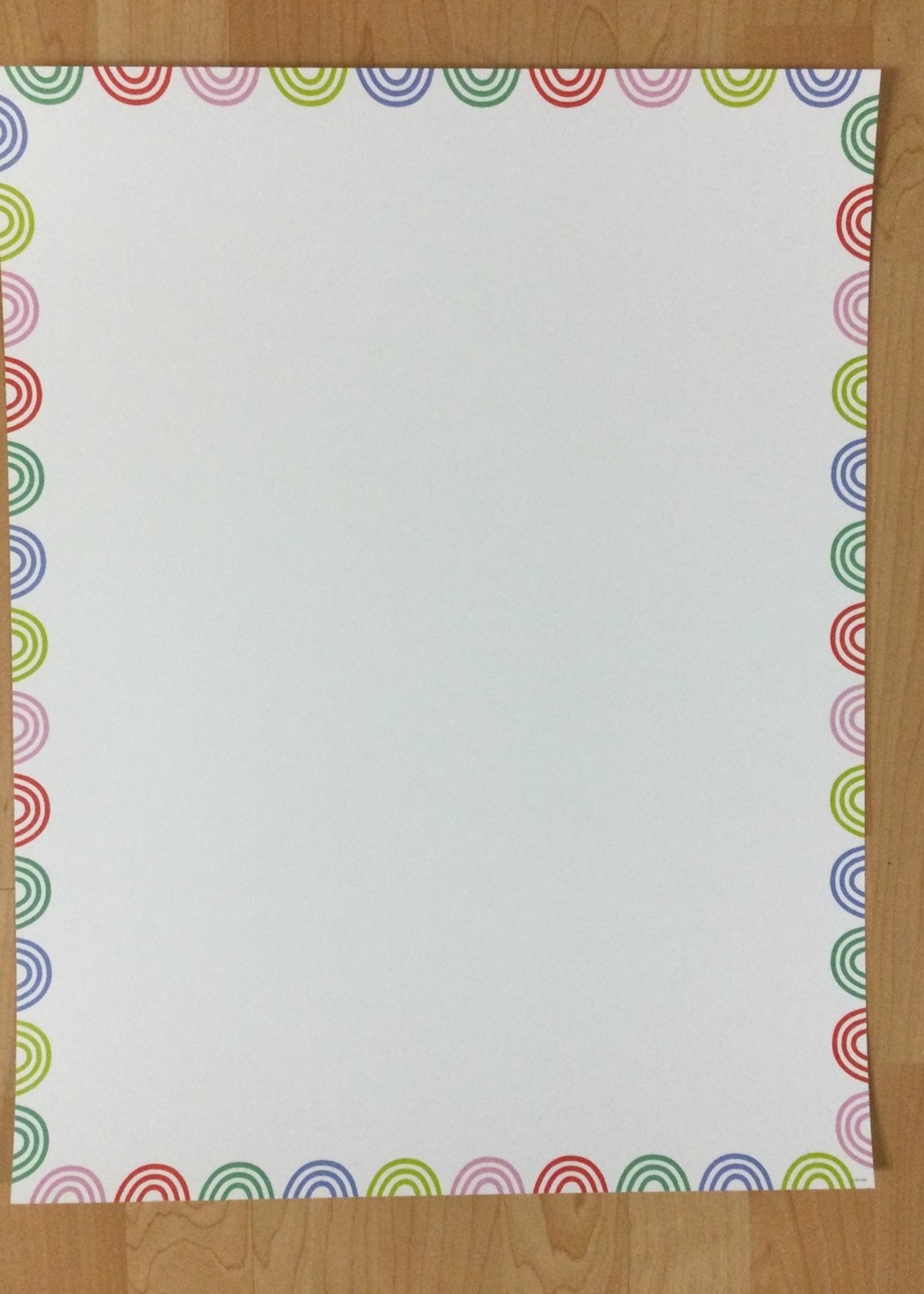 Rainbow Skies Blank Chart