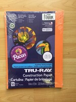 Pumpkin 9" x 12" Tru-Ray Construction Paper 50 Sheets