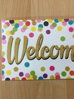 Confetti Gold Welcome Postcards 30pk