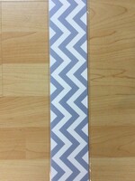 Slate Gray Chevron Border 35'