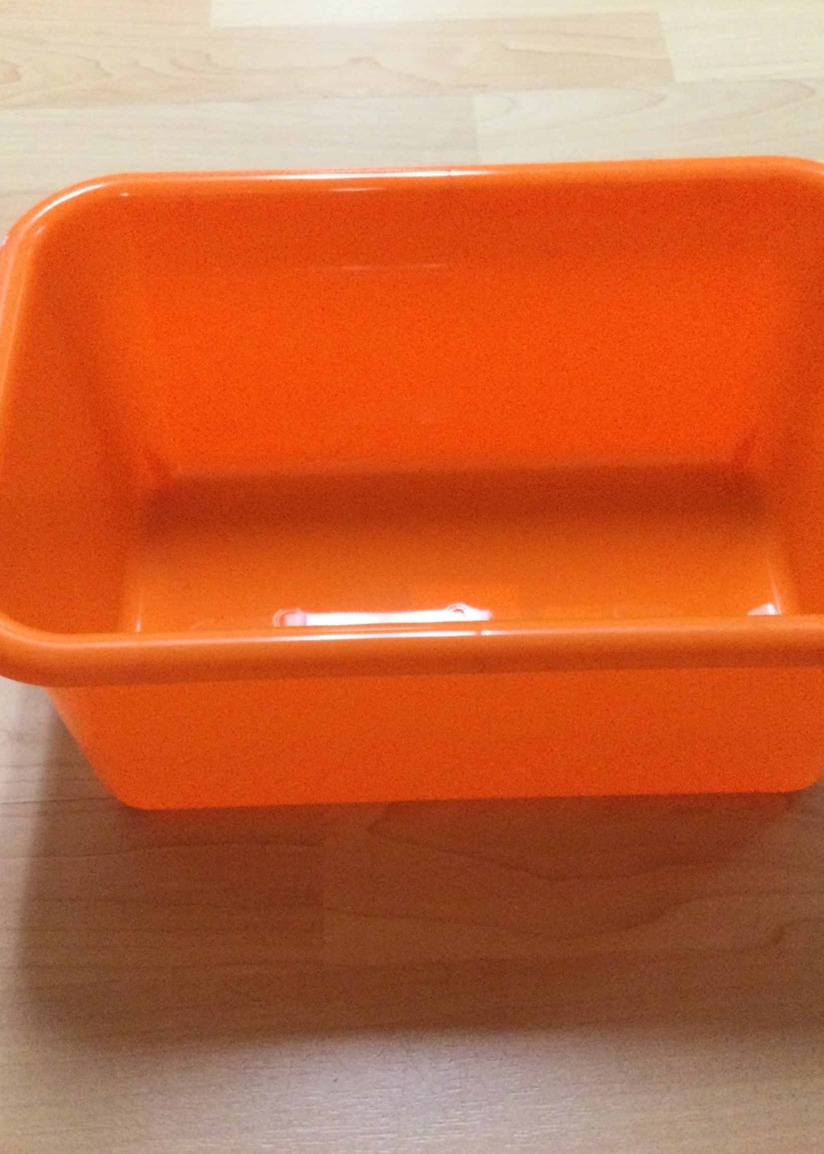 Orange Small Storage Bin