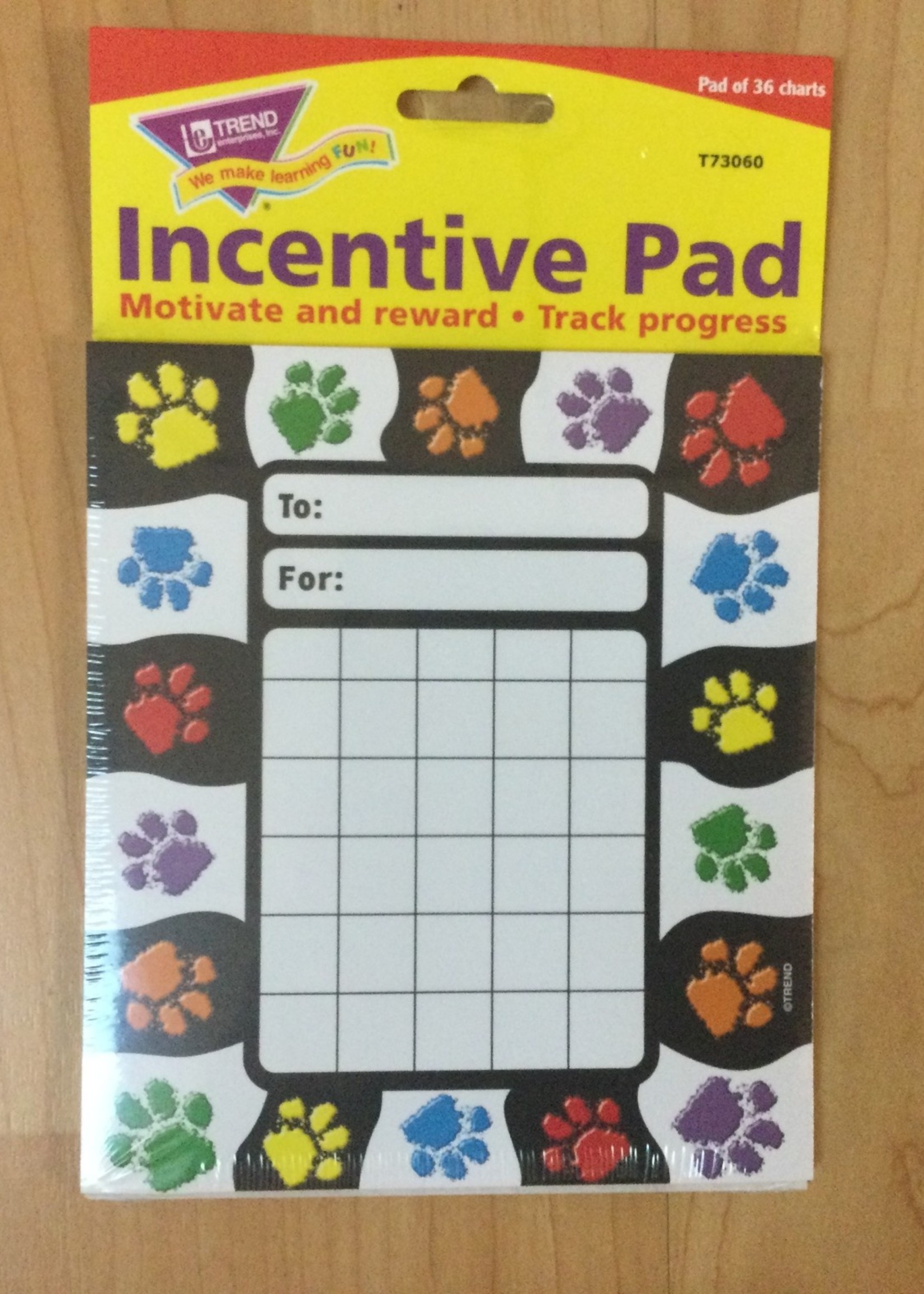 Paw Prints Mini Incentive Chart