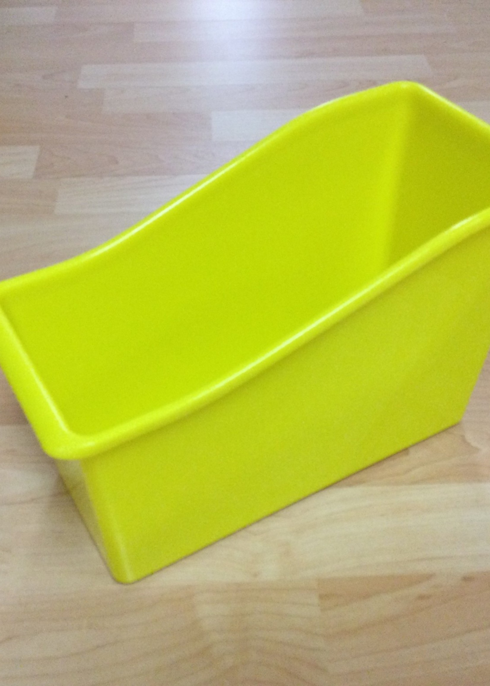 Yellow Plastic Book Bin