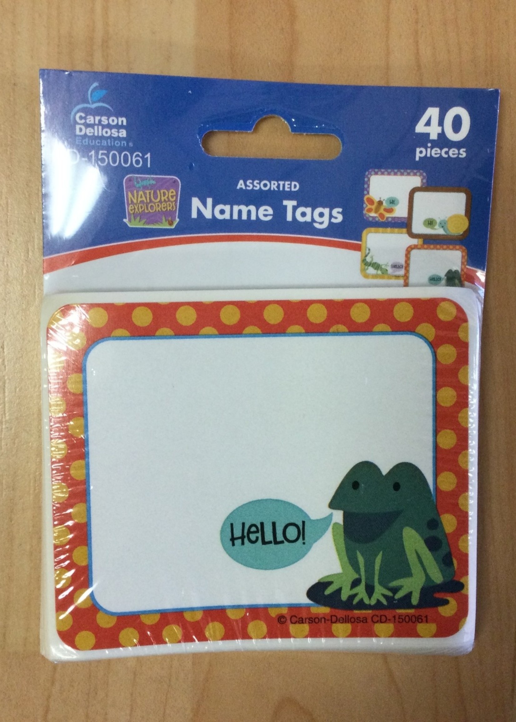 Nature Explorers Name Tags