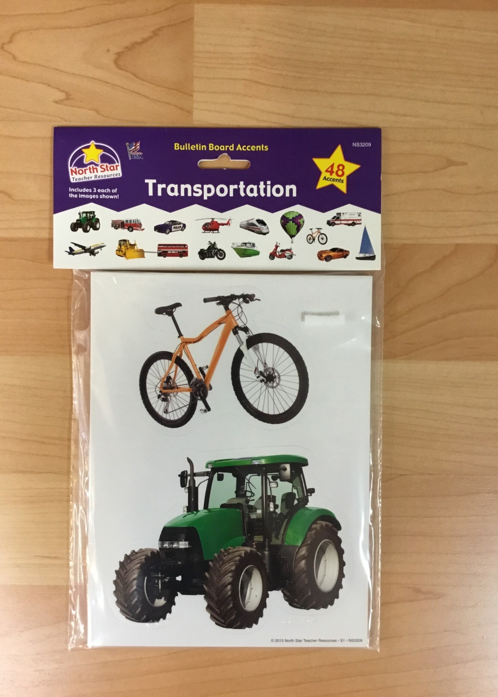 Transportation Photo Cutouts 48pc