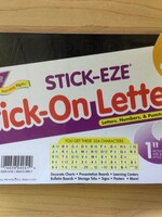 Black 1" Stick-Eze Letters 324pc