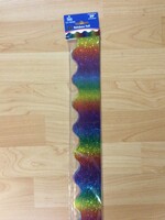 Rainbow Foil Scalloped Border