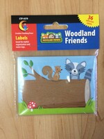 Woodland Friends Labels 36pc
