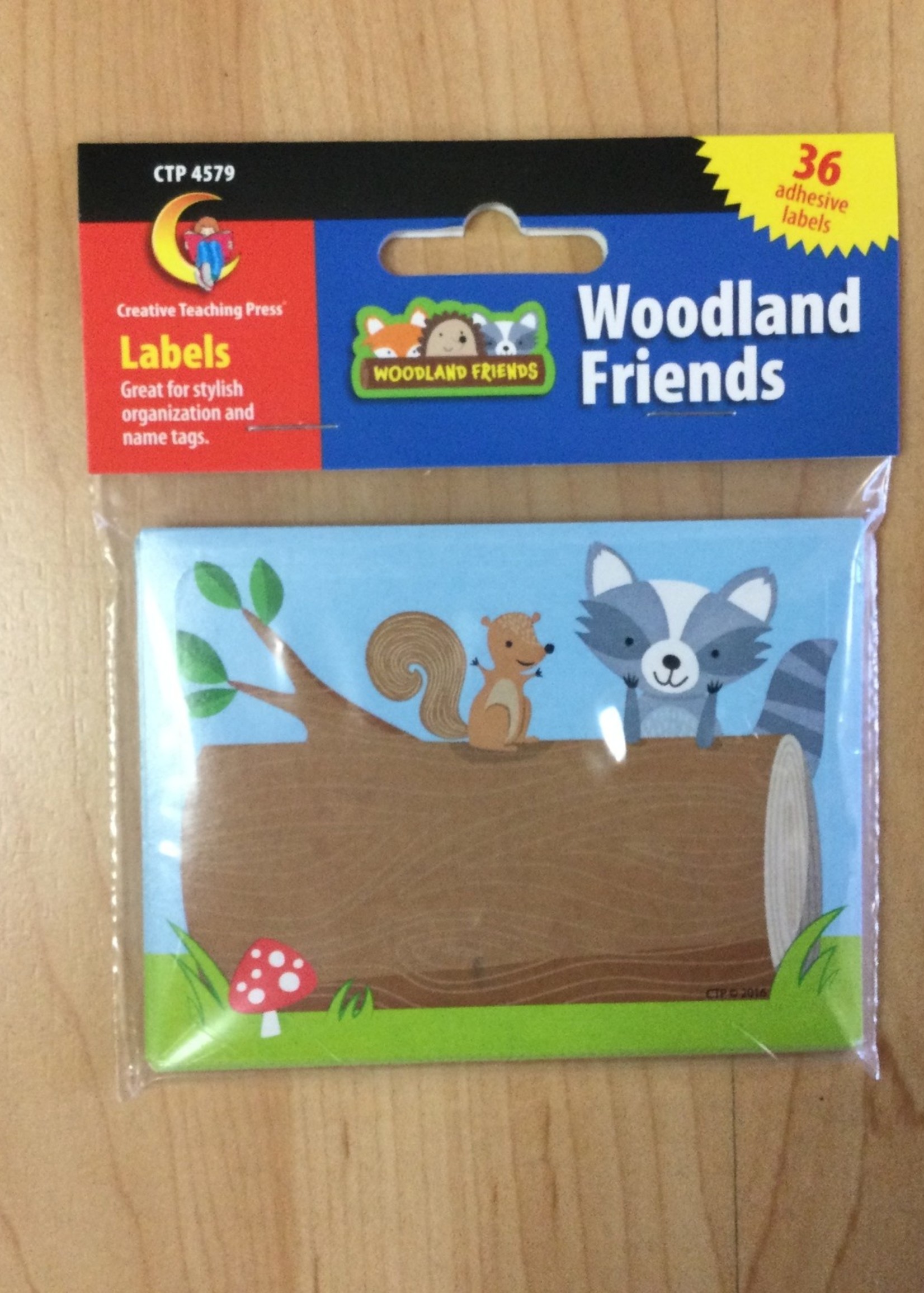 Woodland Friends Labels 36pc