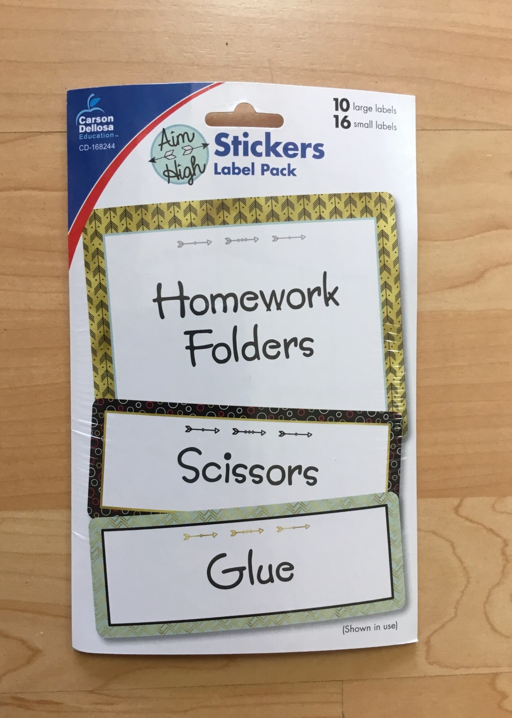 Aim High Sticker Labels 26pc