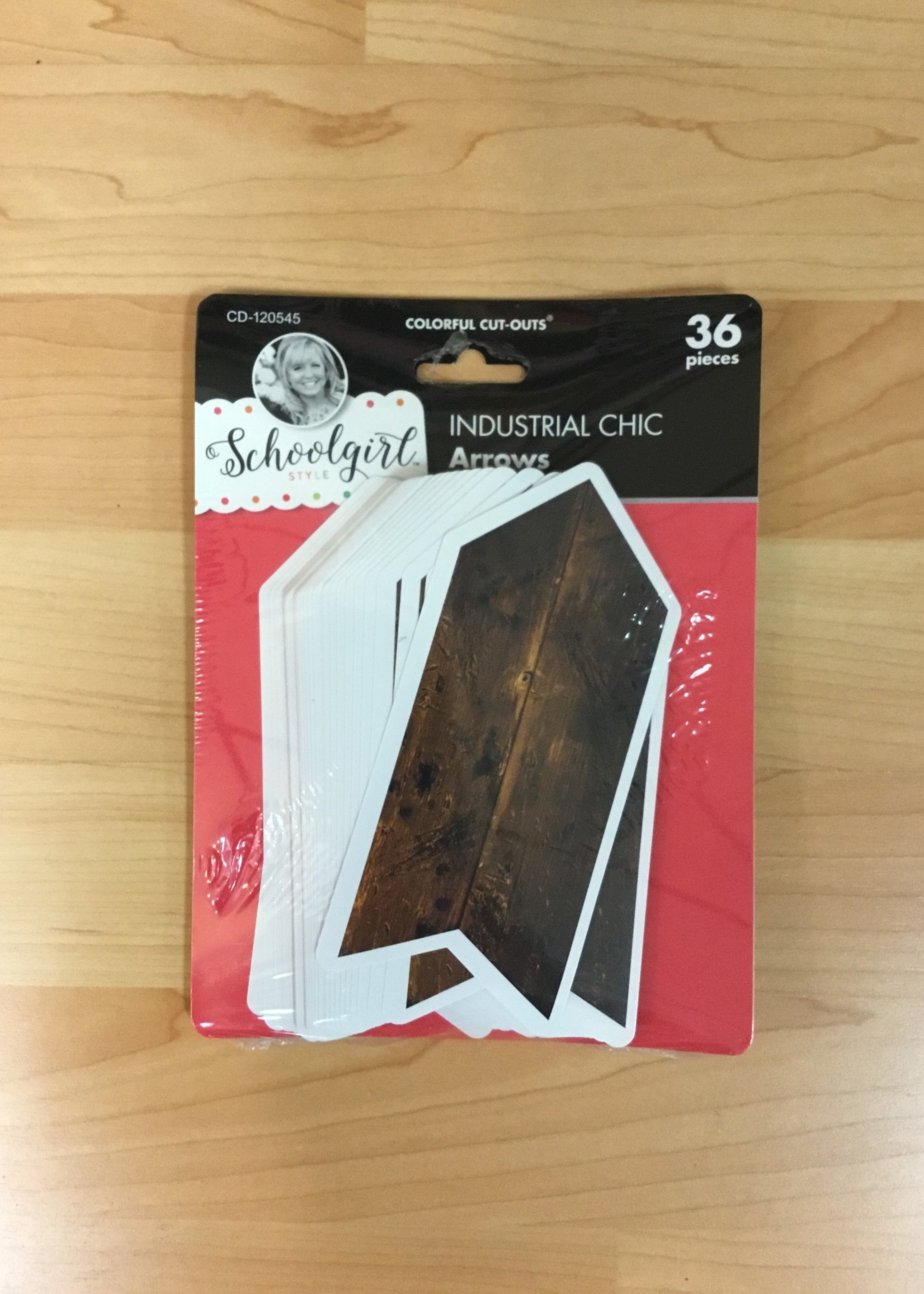 Schoolgirl Style Industrial Chic Arrows Cutouts 36pc