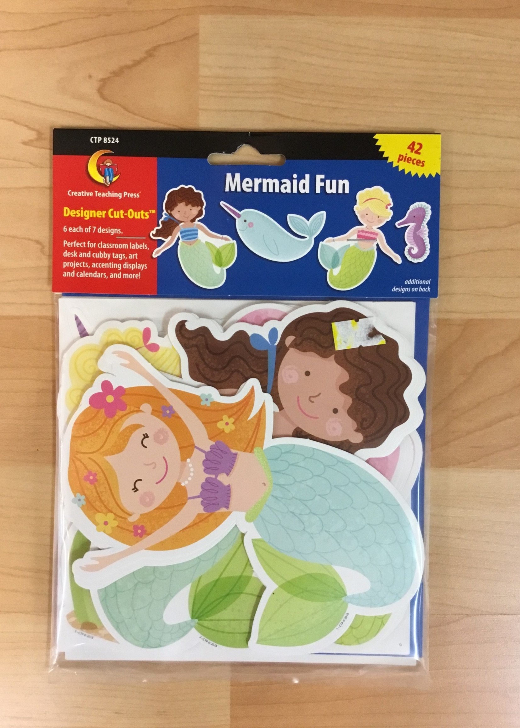 Mermaid Fun Cutouts 42pc