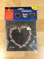 Chalk It Up Chalk Hearts Cutout 42pc