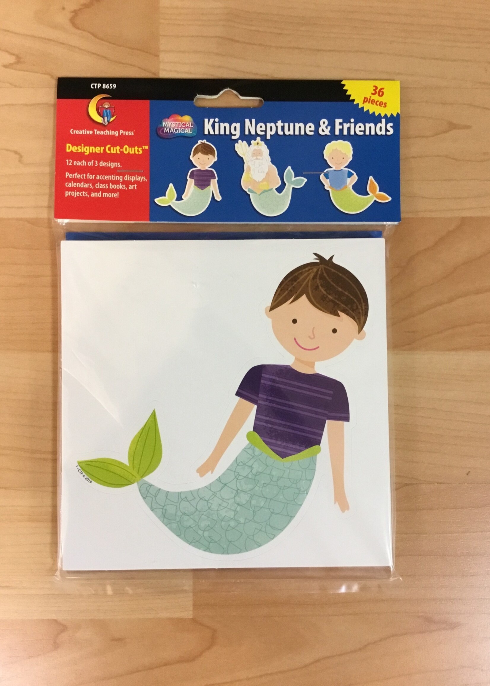 King Neptune & Friends Cutouts 36pc