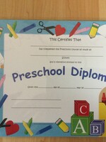 Preschool Diploma 30 sheets