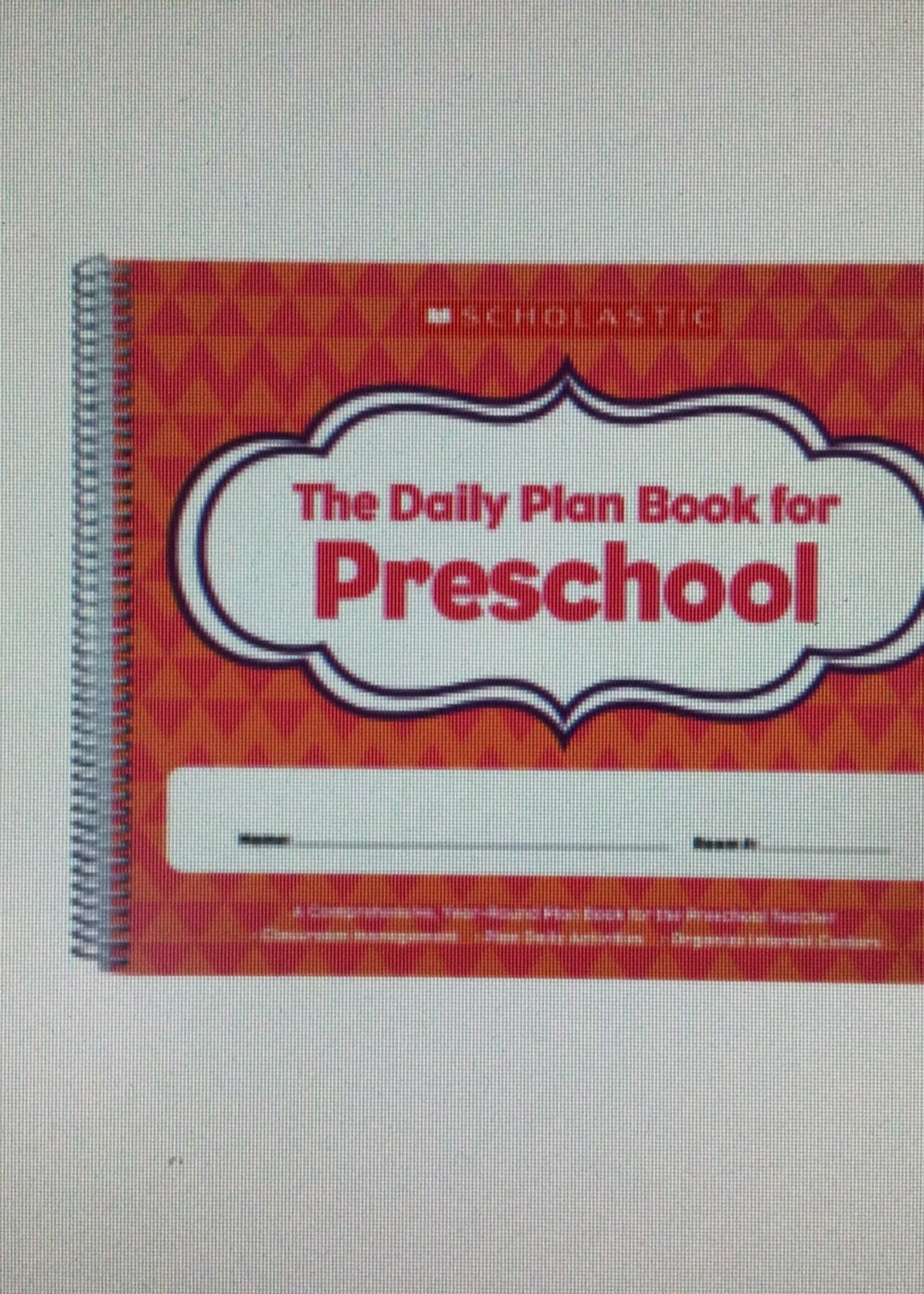 Preschool Plan Book