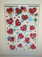 Hearty Fun Cinnamon Stinky Stickers 4 sheets