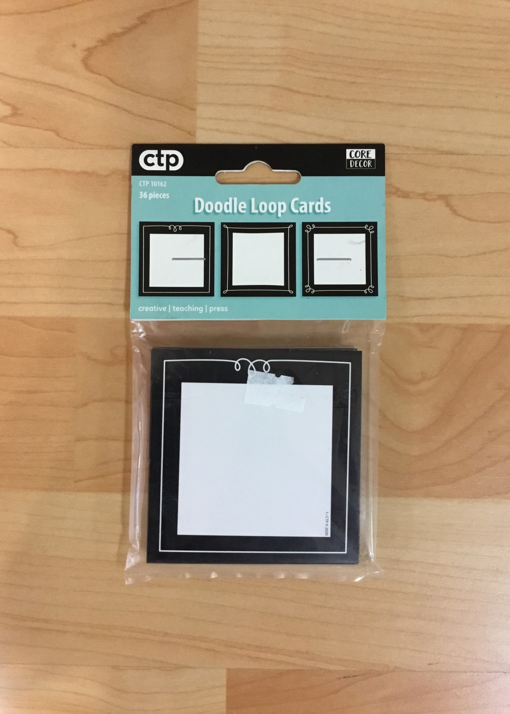 Doodle Loop Cards Mini Cutouts 36pc