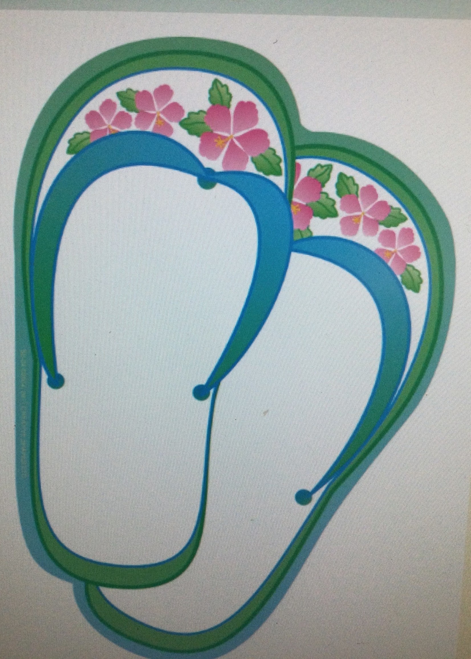 Flip Flop Notepad 50 sheets